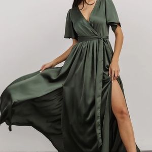 Baltic Born Sicily Satin Maxi Dress